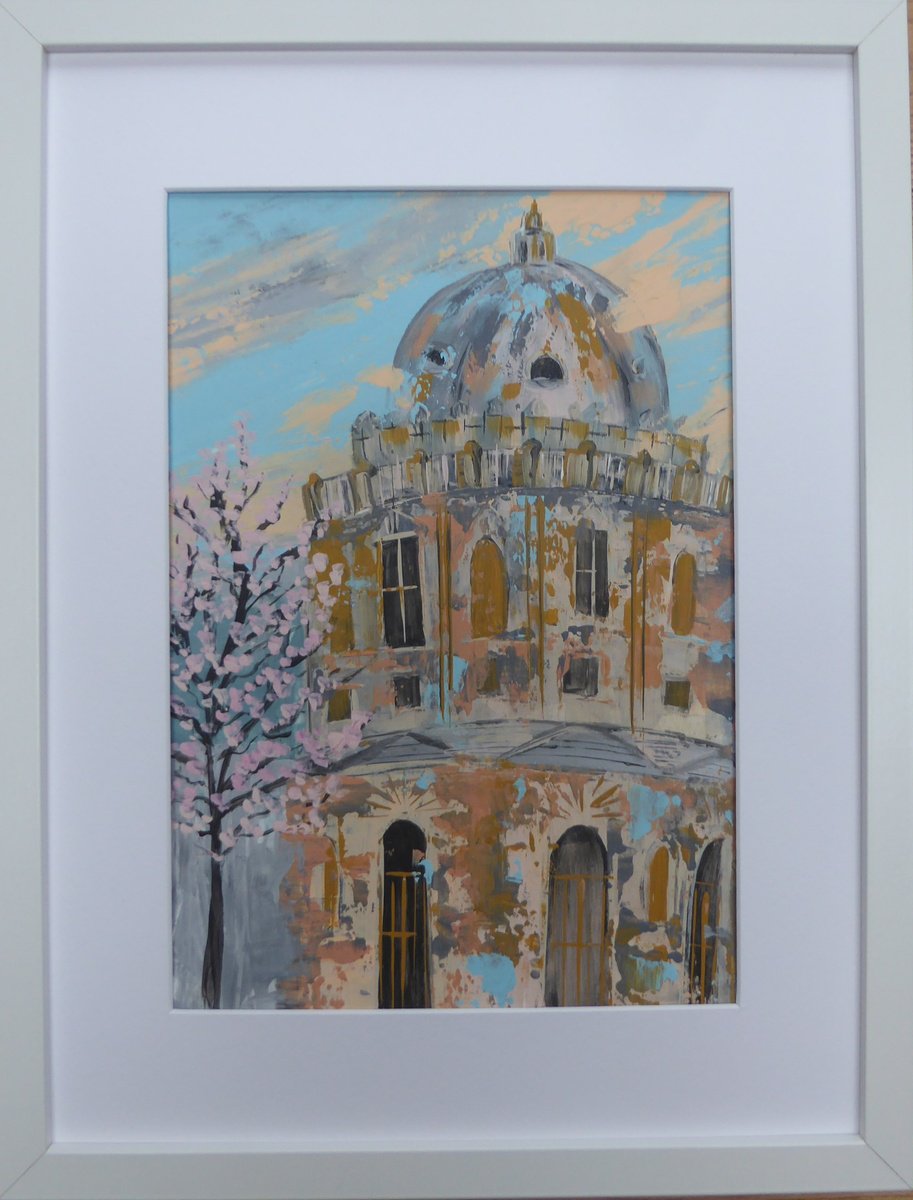 Radcliffe Camera colours by Elaine Allender