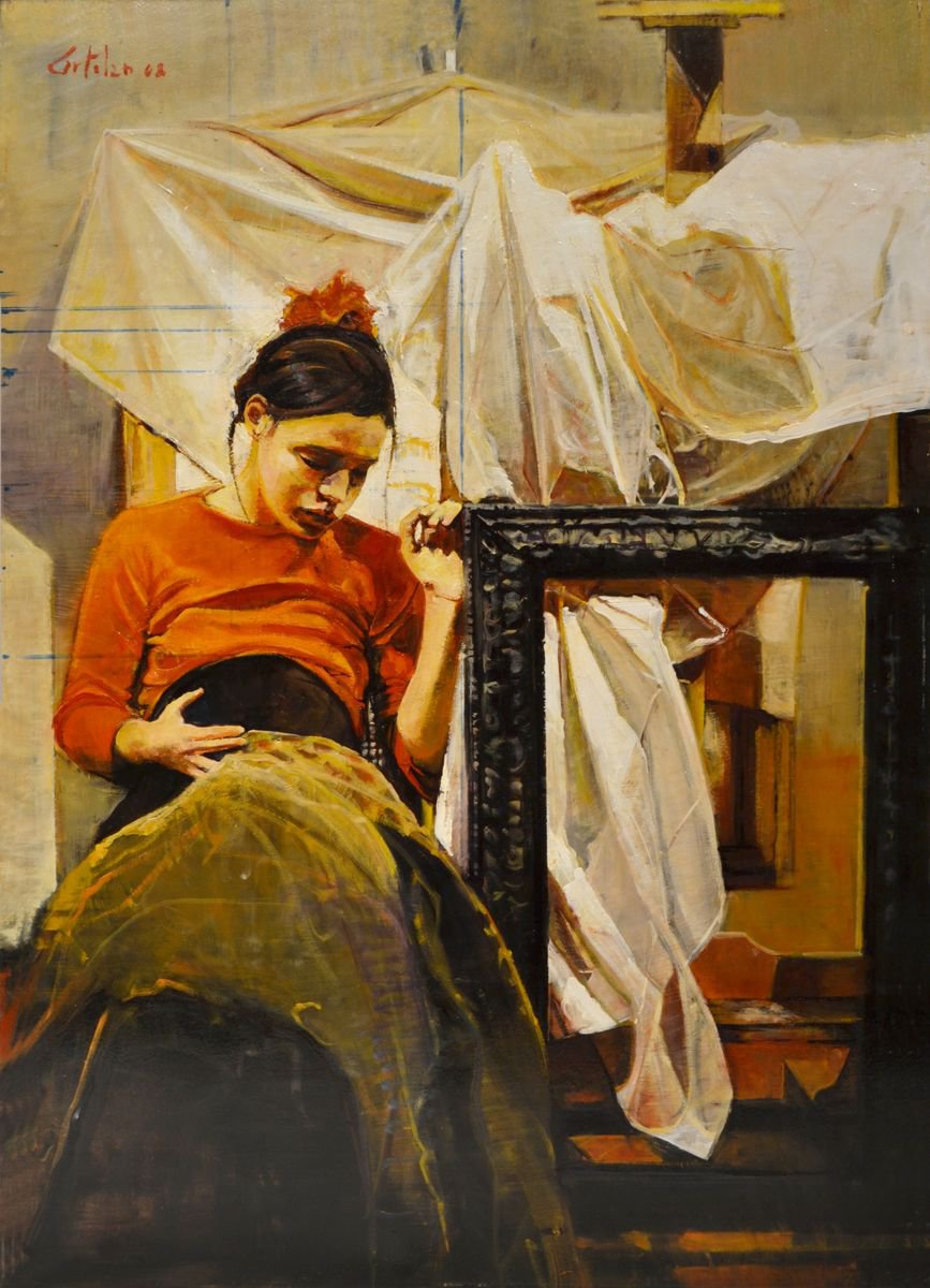 Motherhood By Marco Ortolan, 20 X 28, Artwork For Sale On Artfinder
