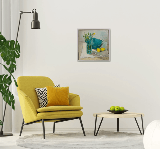 Still Life With Lemons FRAMED