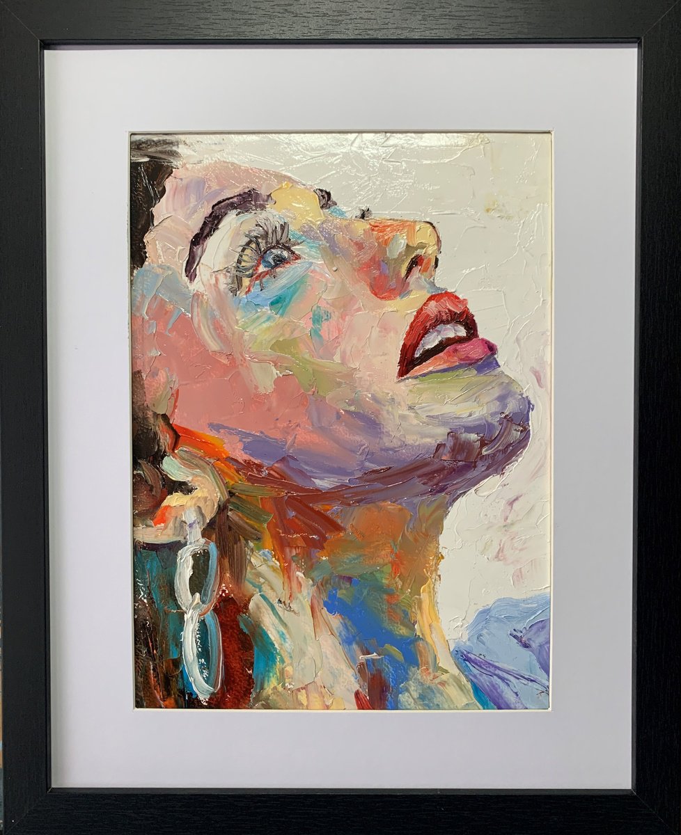 Abstract Woman Portrait. By Vita Schagen, 12 X 15, Artwork For Sale On Artfinder