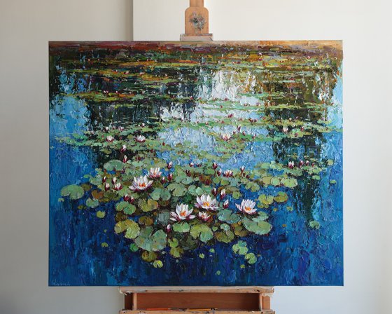 White Water Lilies Pond
