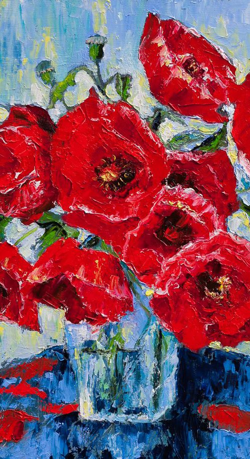 Poppies by Liudmila Pisliakova
