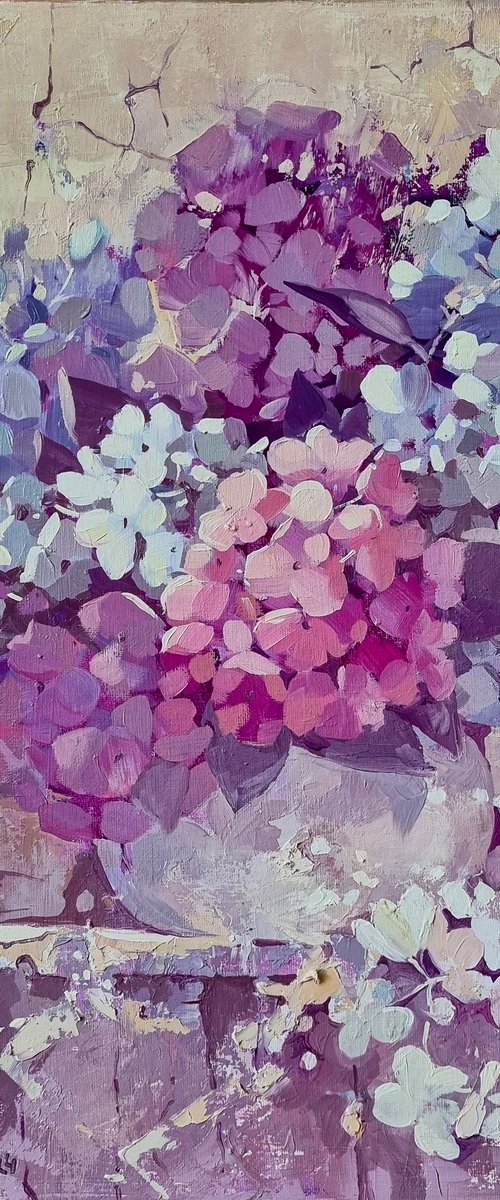 Hydrangeas by Natalia Yampolskaia