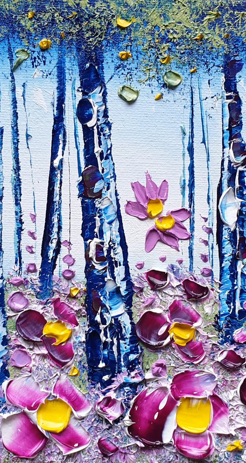 "Misty Woods & Flowers in Love" by Phil Broad