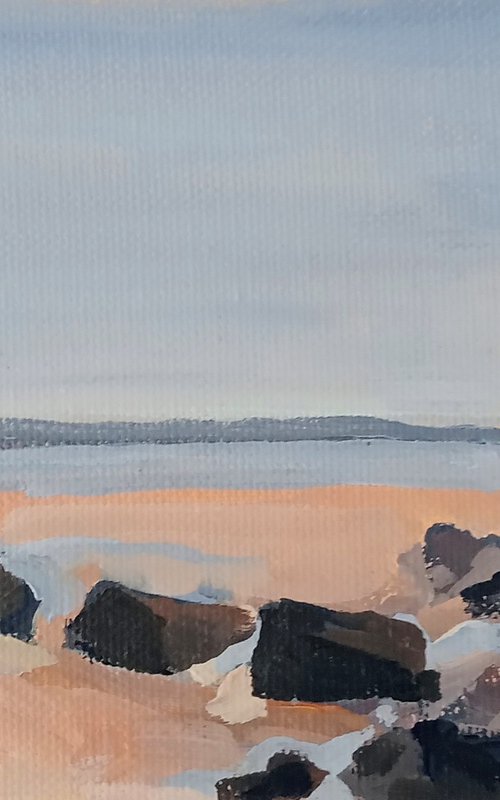 Postcard from Rhossili bay, Wales by Sarah Adams