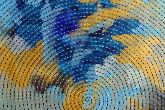 Infinity. Blue and Gold