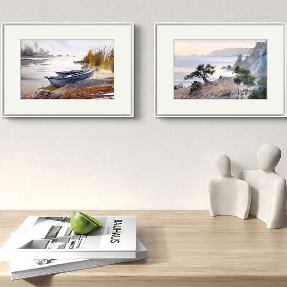 From River to Sea (Diptych)