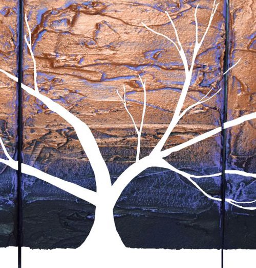 Tree of Light triptych 3 piece by Stuart Wright