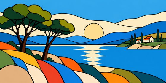 Mediterranean Landscape #43