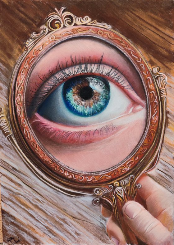 The look speaks without voice