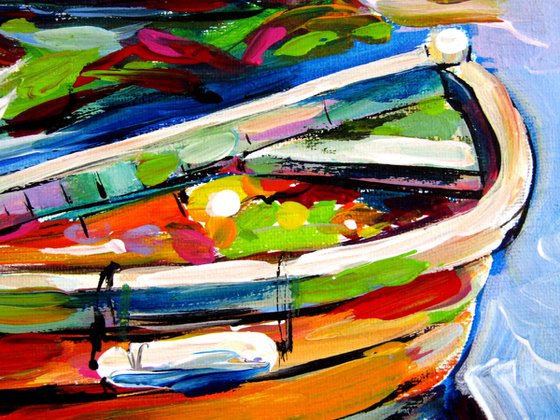 Boats on beach