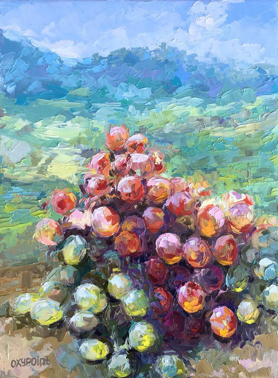 "Bunches of grapes"