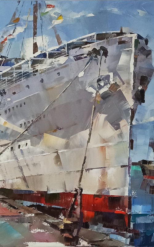 Passenger Ship "MS MILWAUKEE" Series "Ocean Liners & Fine Art" part #5 by Volodymyr Glukhomanyuk