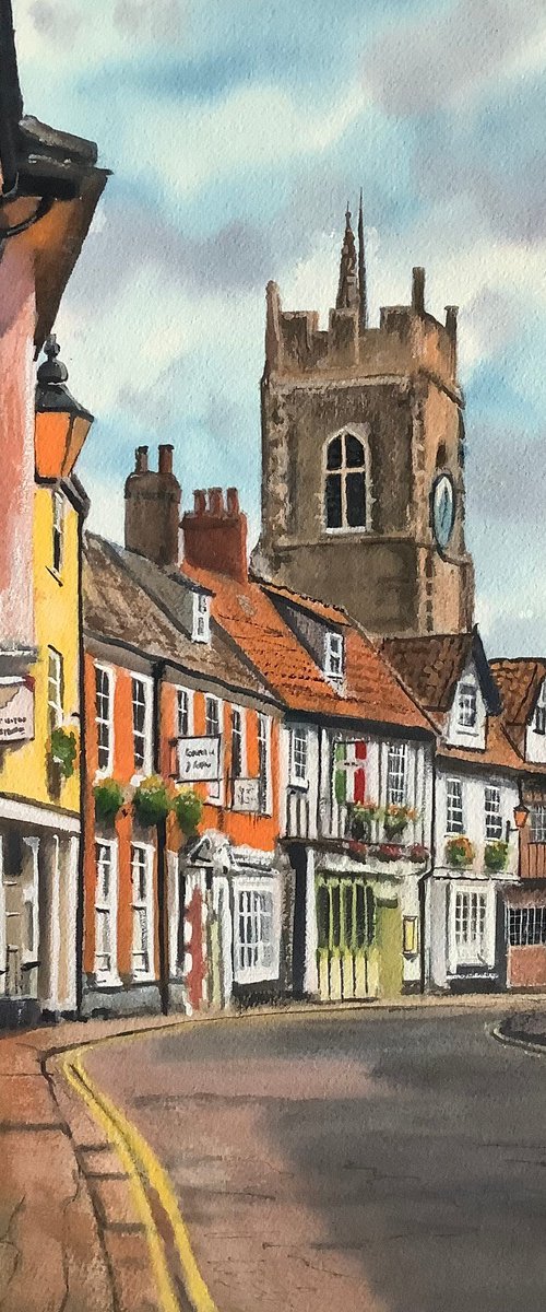 Norwich city scene by Darren Carey