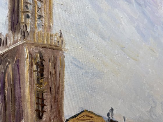 Dutch Street Cafe and Domtoren Utrecht