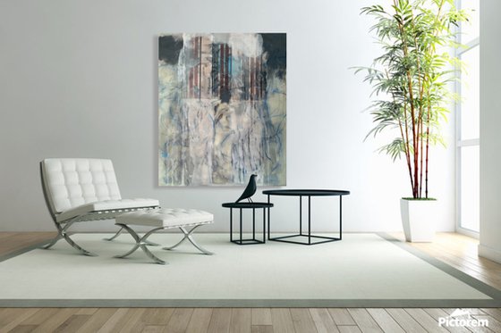 Grey Figurative Abstraction