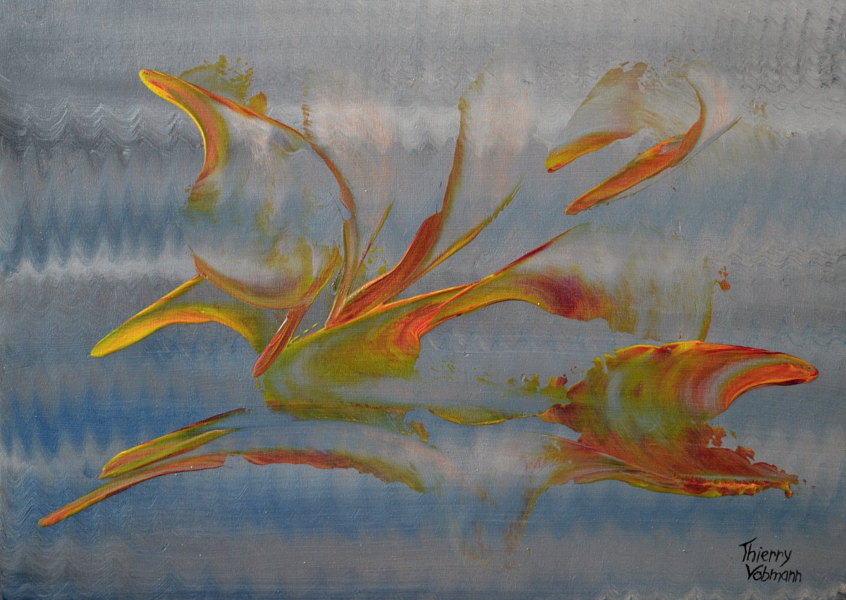 The Gala Of Souls By Thierry Vobmann. Abstract ., 17 X 12, Artwork For Sale On Artfinder