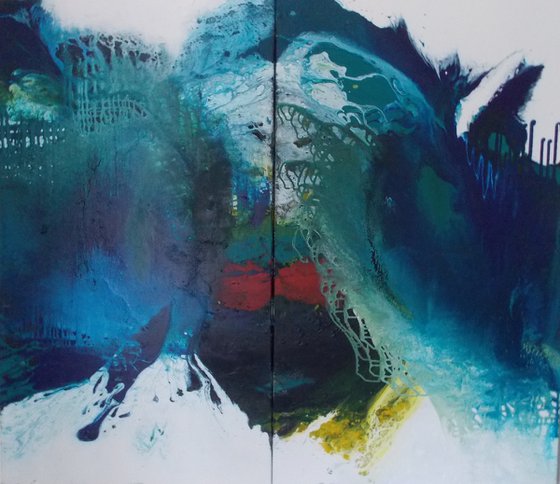 Blue Detection 1+2 - DIPTYCHON