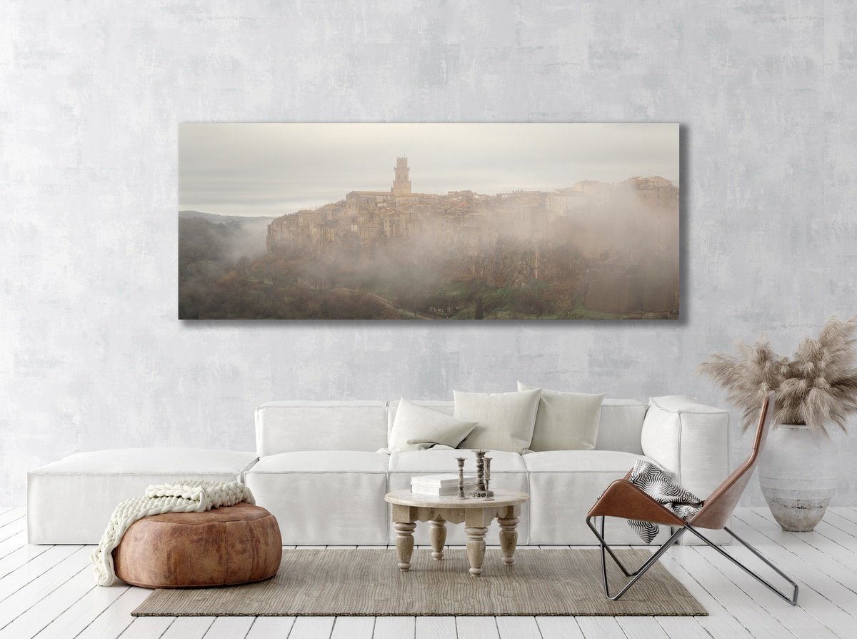 Hazy morning in Pitigliano by Pavel Oskin