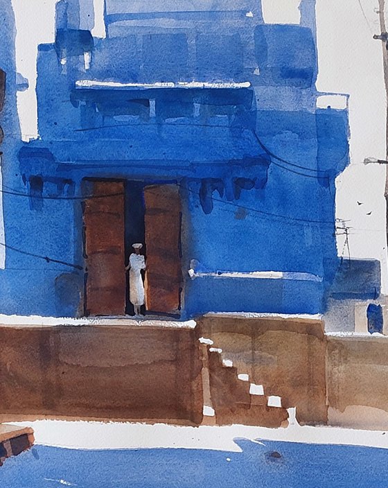 Afternoon light, Jodhpur blues