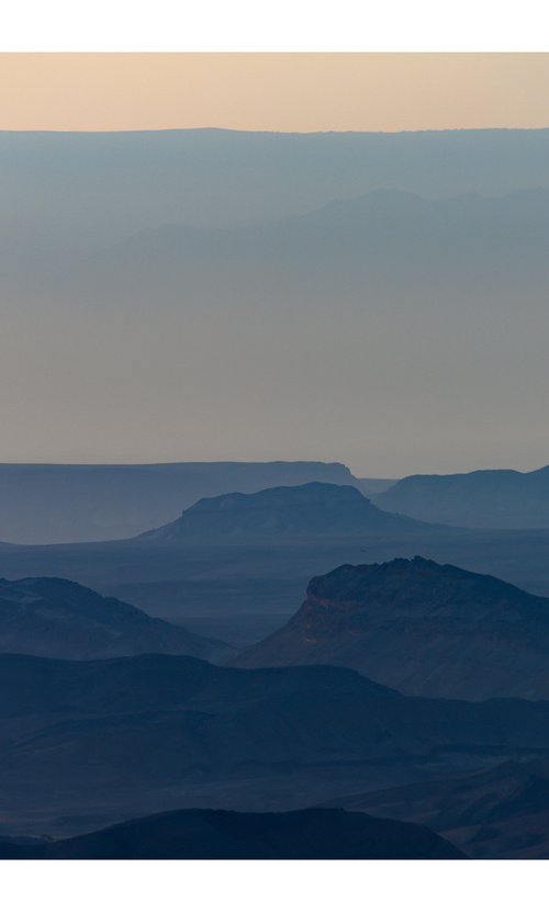 Sunrise over Ramon crater #5 | Limited Edition Fine Art Print 1 of 10 | 45 x 30 cm by Tal Paz-Fridman