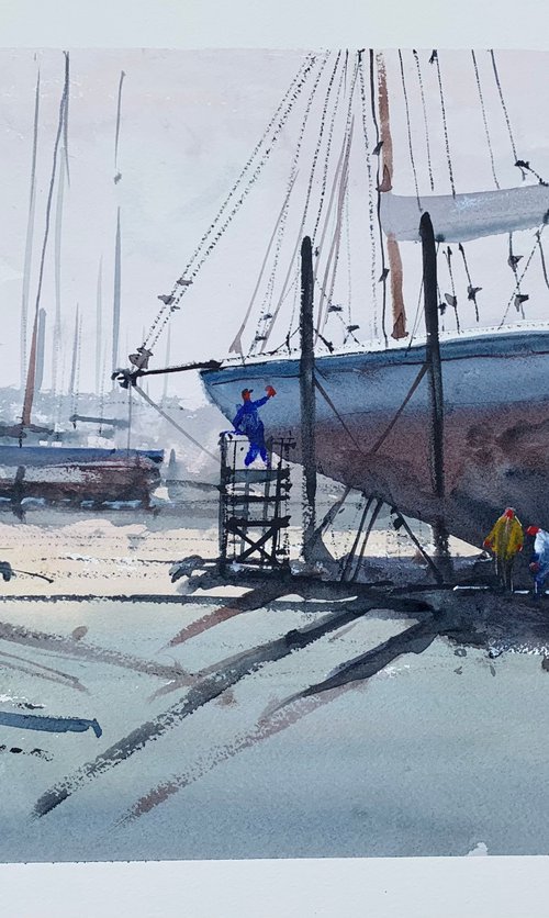 Boatyard by Paul Mitchell