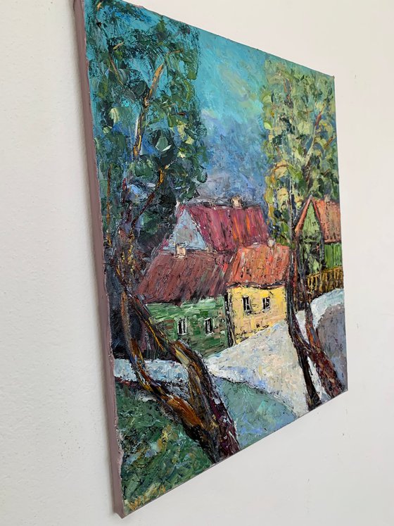 Small street in the village