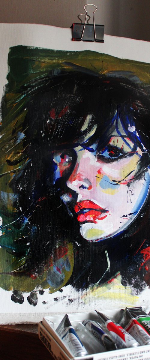 Girl from Paris, European girl mood by Iryna Tymkul