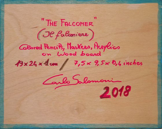 THE FALCONER - ( 19 x 24 cm )
