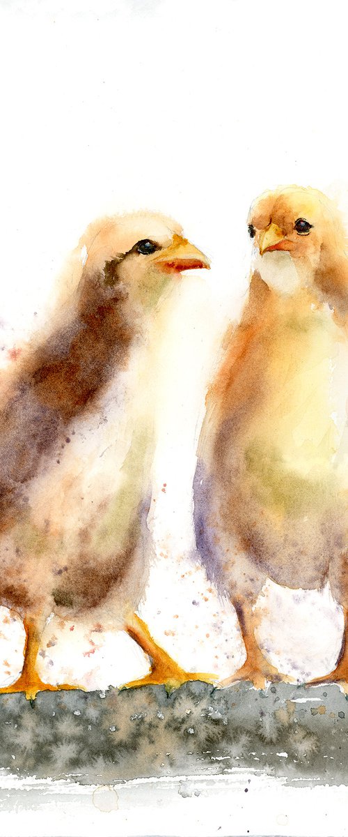 Gossip birds. by Olga Tchefranov (Shefranov)