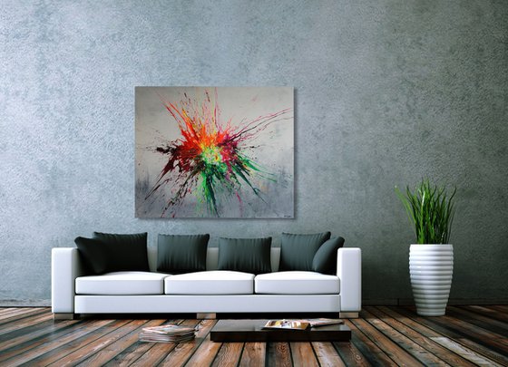 Big Bang II (Spirits Of Skies 120119) (120 x 100 cm) XXL (48 x 40 inches)