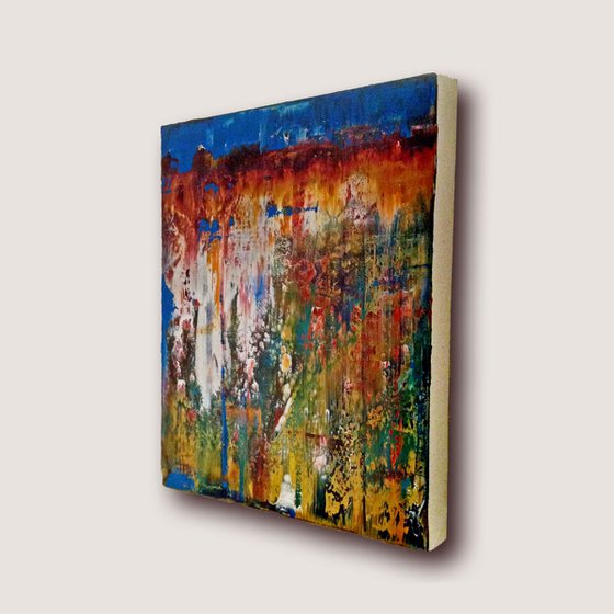 Abstract Painting - Rainbow Rust