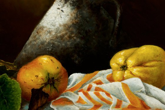 Still life with quince