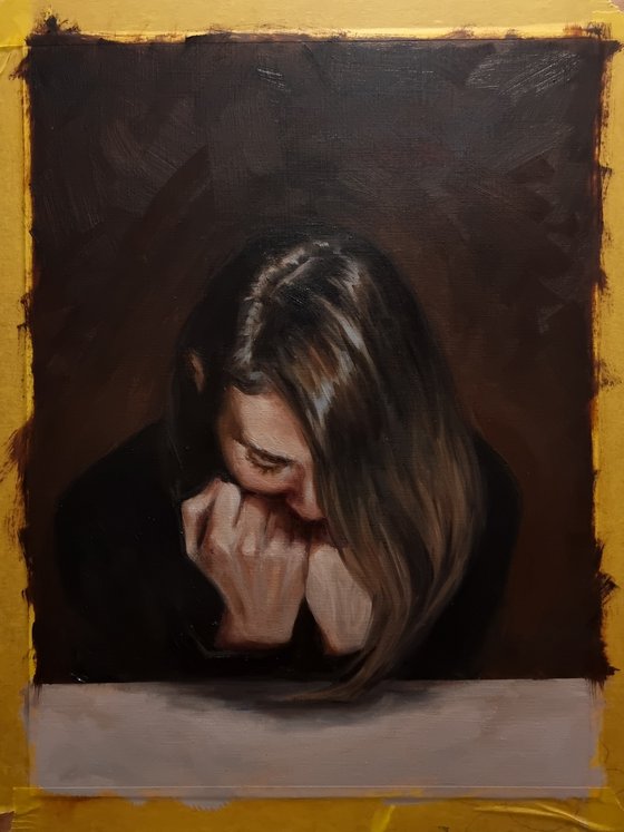 Oil portrait study 0324-001