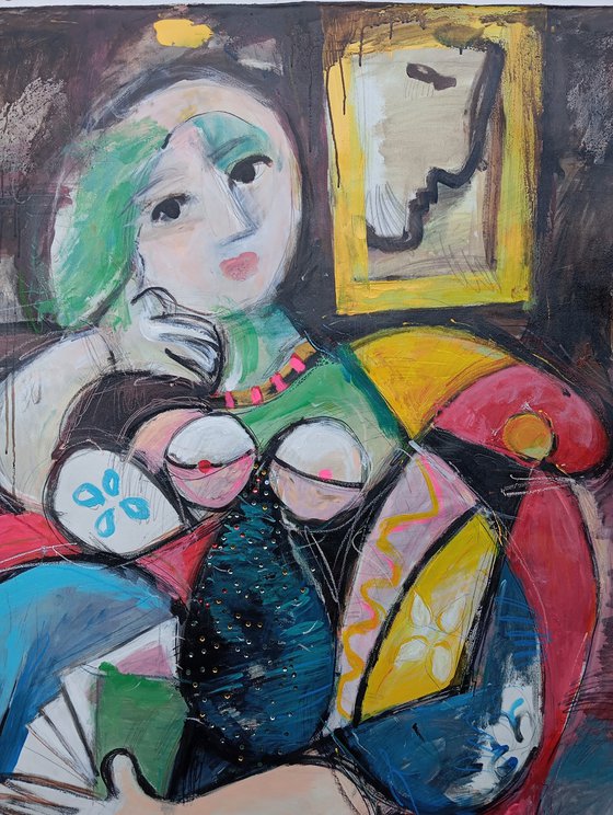 The Girl WGB (insp by Picasso)