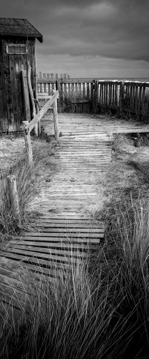 The Approach to Wardens Hut - Beadnell  NorthumberLand by Stephen Hodgetts Photography