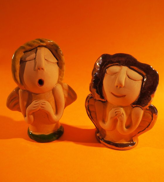 Ceramic | Sculpture | Disabled artist | Singing angels