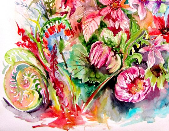 Flowers from the garden