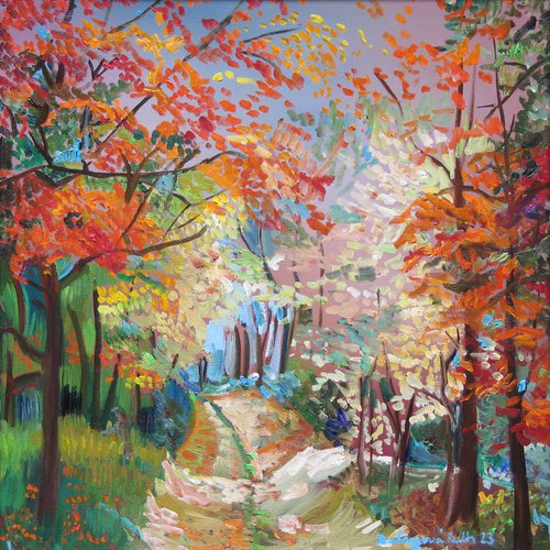Autumn forest mood by Dubayova Ruth
