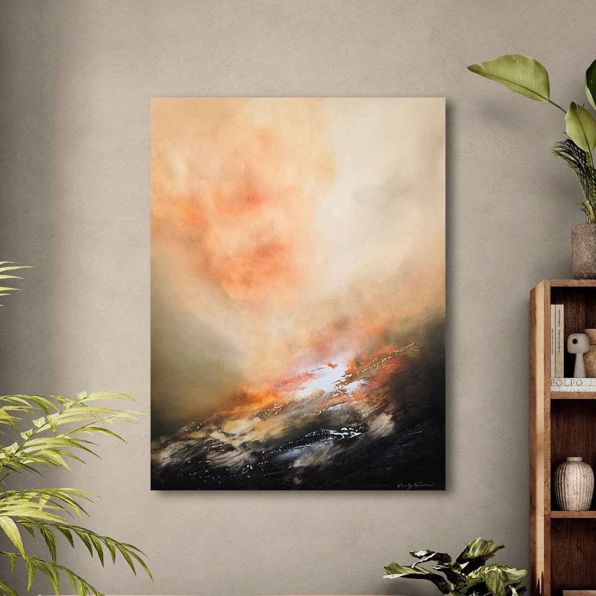 Ember Skies By Verity Westwood, 30 X 39, Artwork For Sale On Artfinder