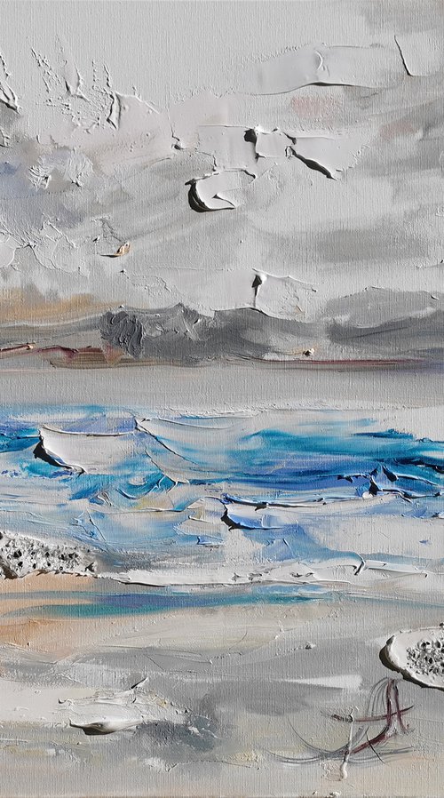 Original Sea Art, Ocean painting by Annet Loginova