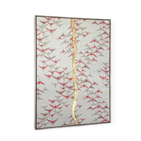 Cranes Kintsugi (Similar work can be created)