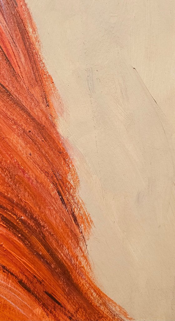 Orange chestnut horse neck mane ears