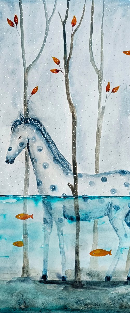 Winter Horse by Evgenia Smirnova