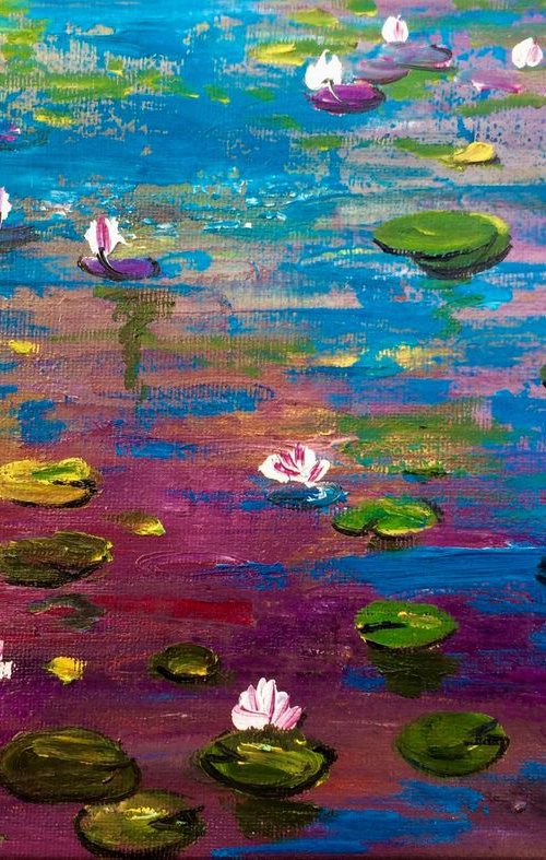 Lilies pond by Inna Montano