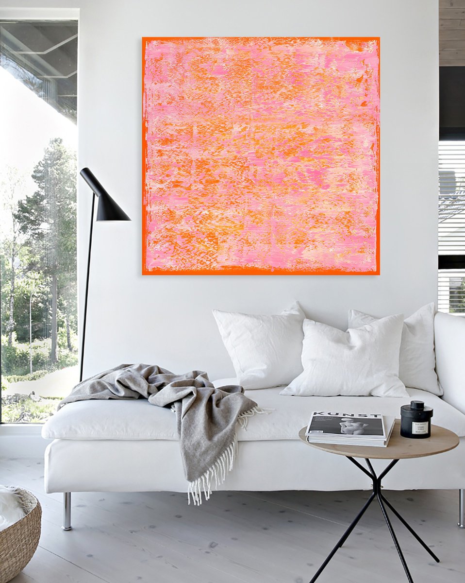 Abstract Oil Painting By Nataliia Sydorova, 45 X 45", Venice Beach, Original Artwork