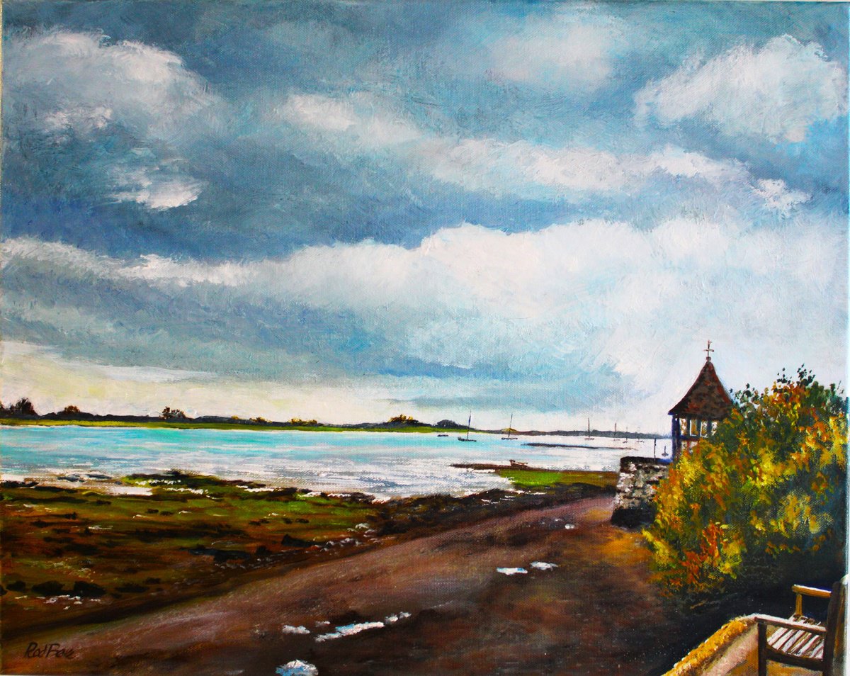 Bosham October rain by Rod Bere