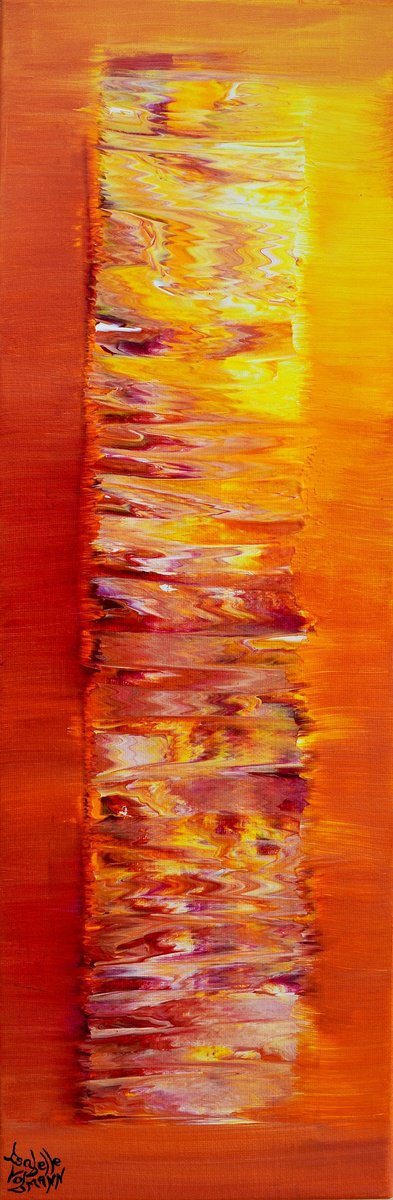  Tequila Sunrise By Isabelle Vobmann, 8 X 24, Artwork For Sale On Artfinder