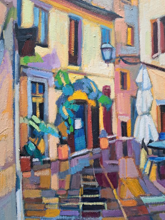 Rainy Day in Pitigliano