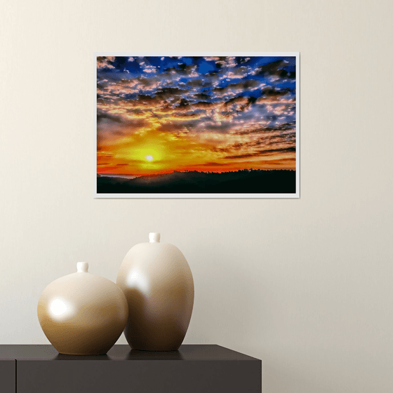Indian summer #4. Abstract Sunrise Seascape Limited Edition 11/50 16x11 inch Photographic Print